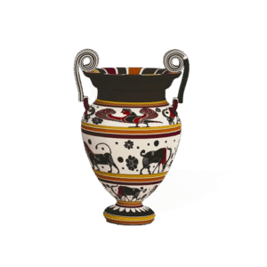 Home egyptian brown vase